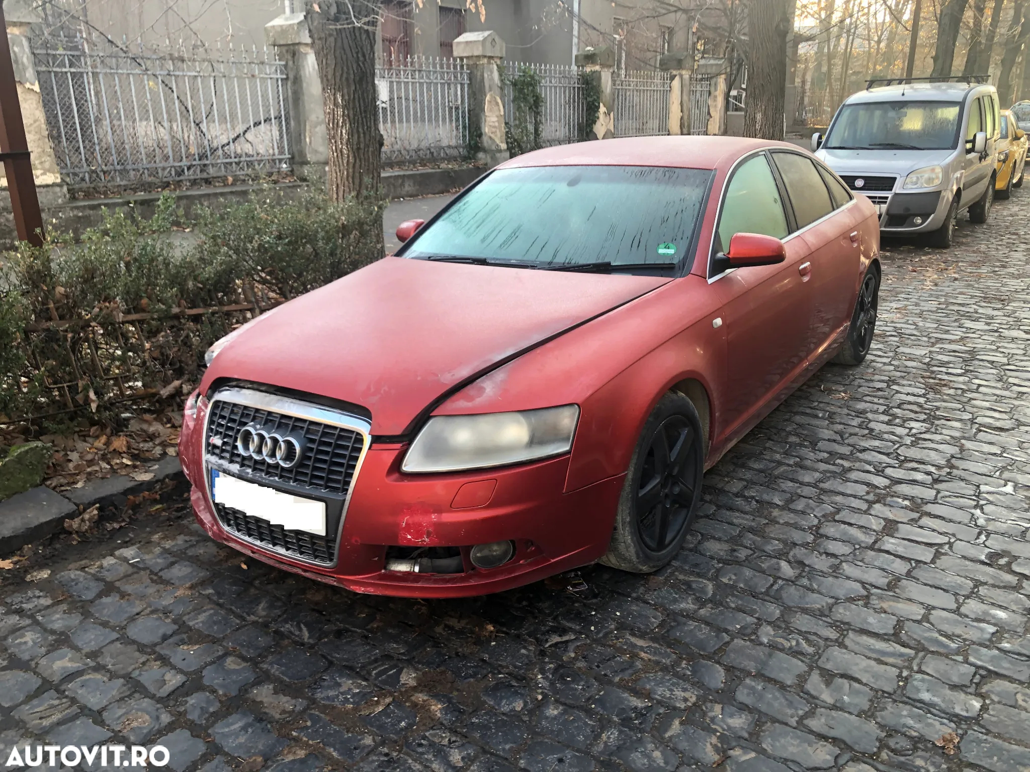 Grila centrala S line Audi A6 C6 4F 2008 - 4