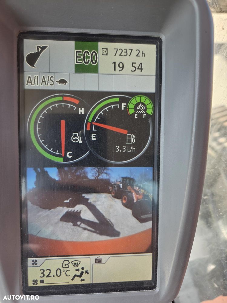 Hitachi 32t, cupa 1,8mc NOUA, 2019, 7.237h, consum mediu 18,6litri/ora, Isuzu 265CP, 3 pompe hidr HITACHI, produs in JAPONIA, lant 80% bun doar 991h deplasare, reviziile facute, inst picon si rotire, antifurt, Ad sapare 8m, AC, leasing 3 ani-PROMOTIE 96.900 - 3