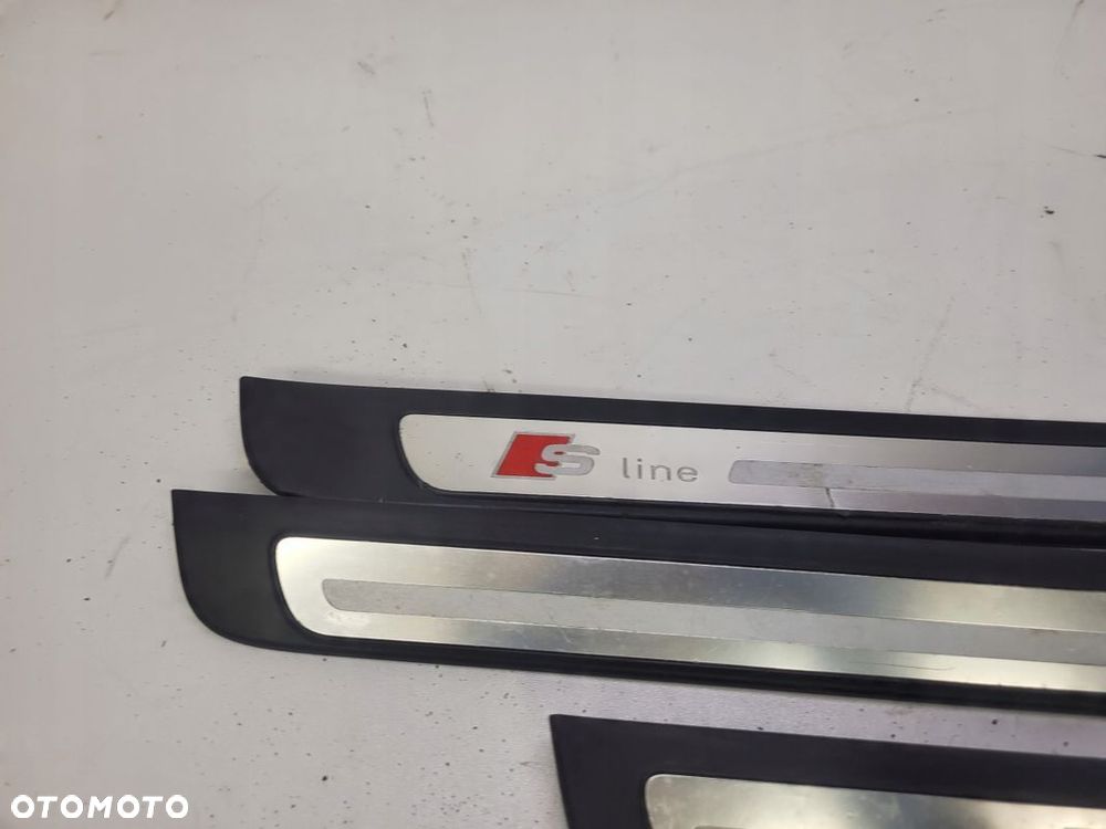 LISTWA LISTWY PROGOWE S-LINE AUDI A4 B8 ORYGINAŁ KOMPLET - 2