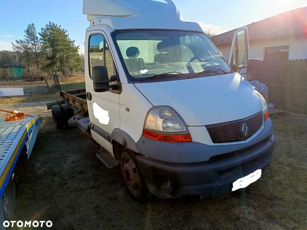 Mascott 2009r 3,0 150PS rama DMC 3,5t zarejestrowana w PL , osprzęt silnika , rama pomocnicza szerokość 86cm ( pasuje także do Iveco ) fotel pneumatyczny kierowcy ławka pasażera zestaw do odpalenia zderzak tył i inne części - 2