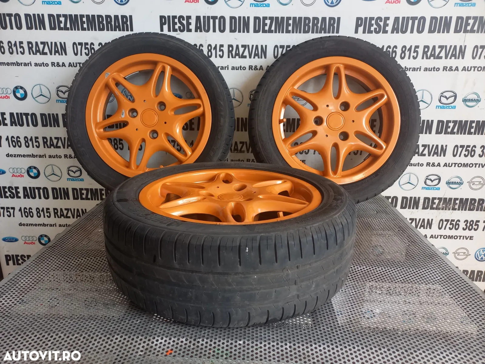Jante Janta Aluminiu Fata/Spate Smart Fortwo 175/55R15 Si 145/65R15 - 6