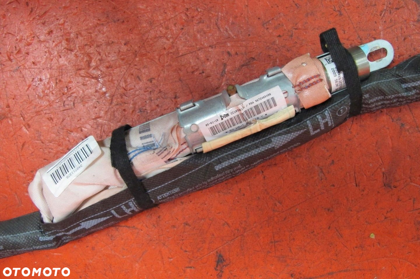 CITROEN DS3 KURTYNA AIRBAG PRAWA 9672465480 - 6