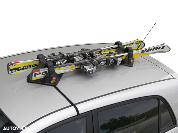 Suport schi Menabo Shuttle cu prindere magnetica, 2 perechi ski