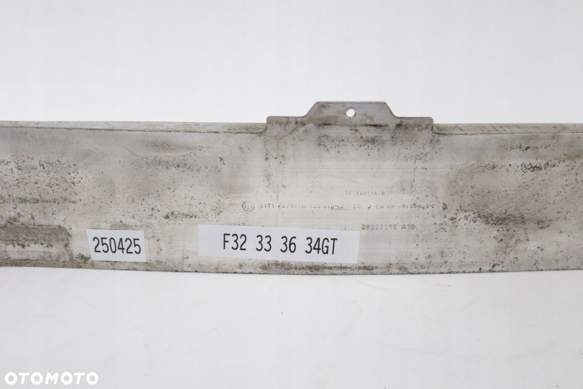 BELKA WZMOCNIENIE ZDERZAKA PRZÓD BELKA PAS BMW 3 F34 F32 F36 51117275178 - 2