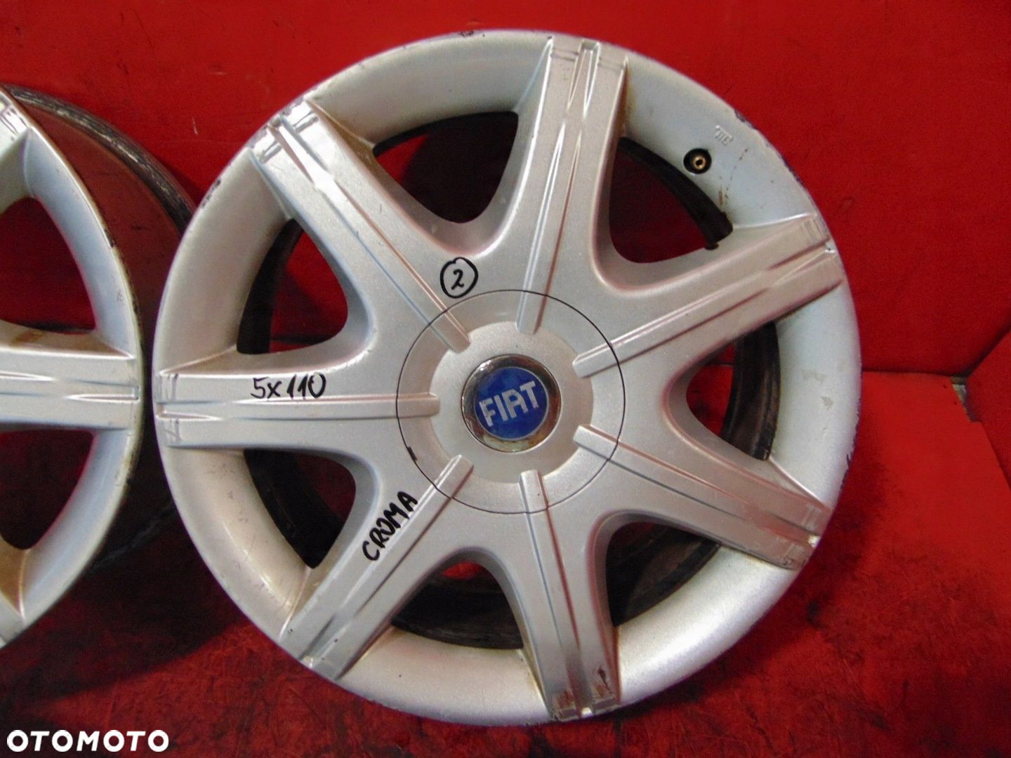 FIAT CROMA II 05- FELGI ALUMINOWE 17 5x110 7J ET41 51716271 - 5