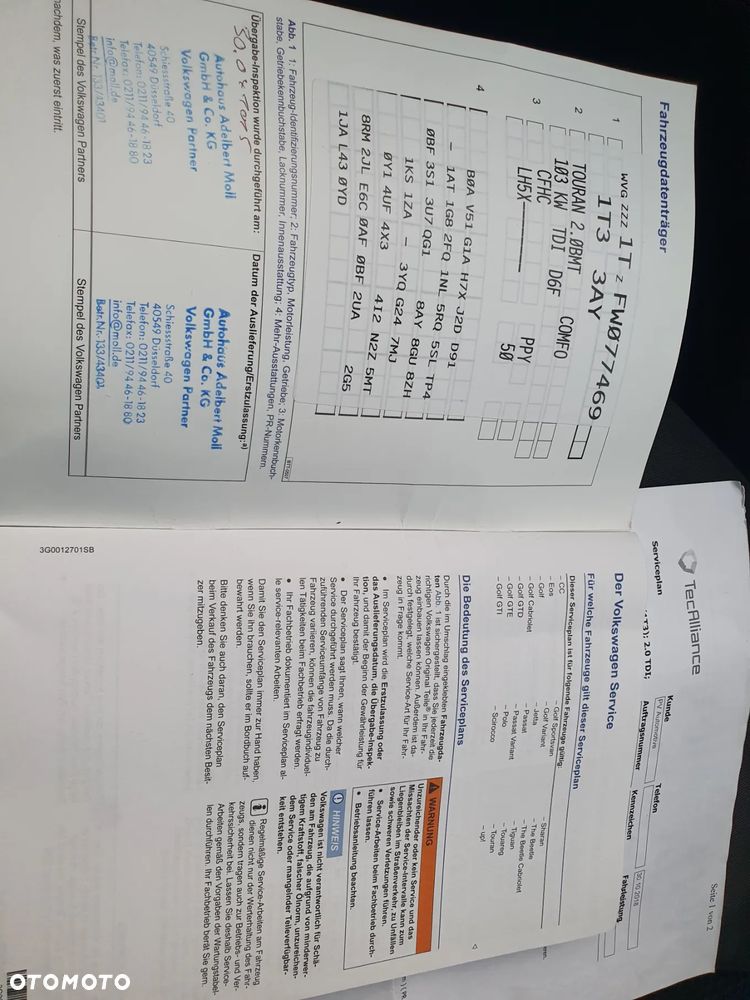 Volkswagen Touran 2.0 TDI DPF BlueMotion Technology DSG Comfortline - 25