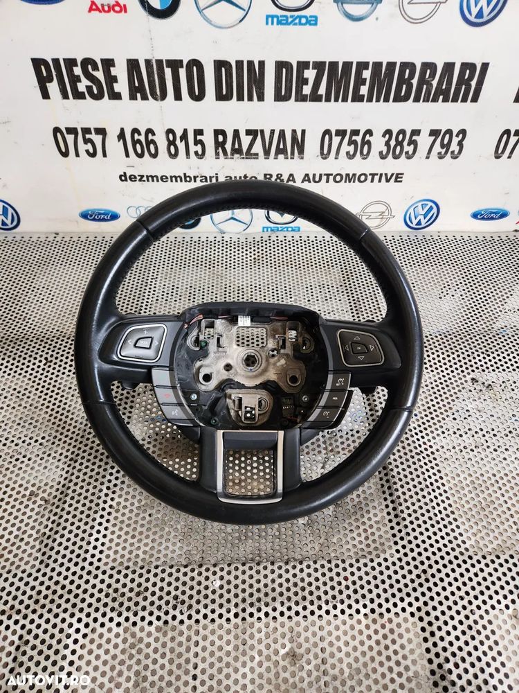 Volan Din Piele Cu Comenzi Si Padele Range Rover Evoque Facelift An 2015-2016-2017-2018-2019 Impeca - 1