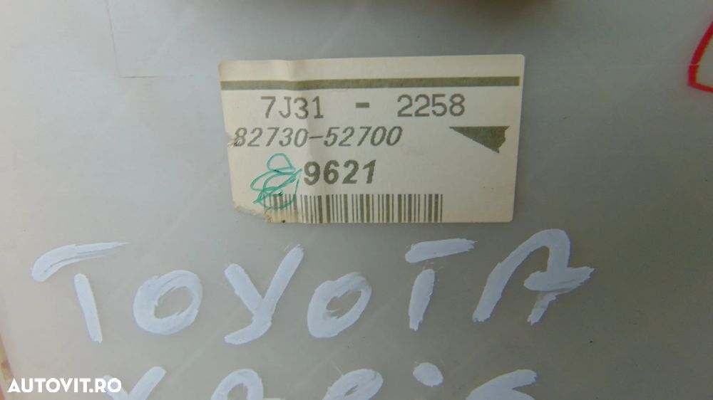 Panou sigurante Toyota Yaris motor 1.3 benzina an 2006-2009 cod 82730-52700 9621 - 4