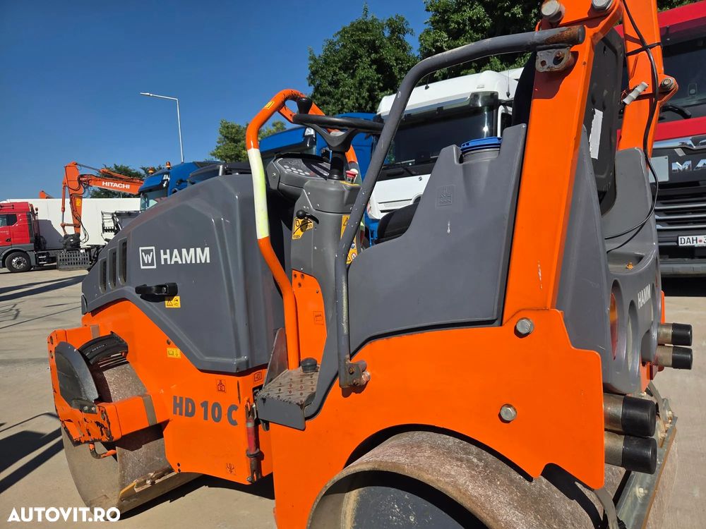Hamm HD10C, 2019, 667h, latime tambur 1m, Masa operationala 1,5t, motor Kubota 25CP, sistem stropire, produs in Germania, posibilitate leasing 3 ani, STARE FOARTE BUNA-PROMOTIE 19.900 EUR+Tva - 27