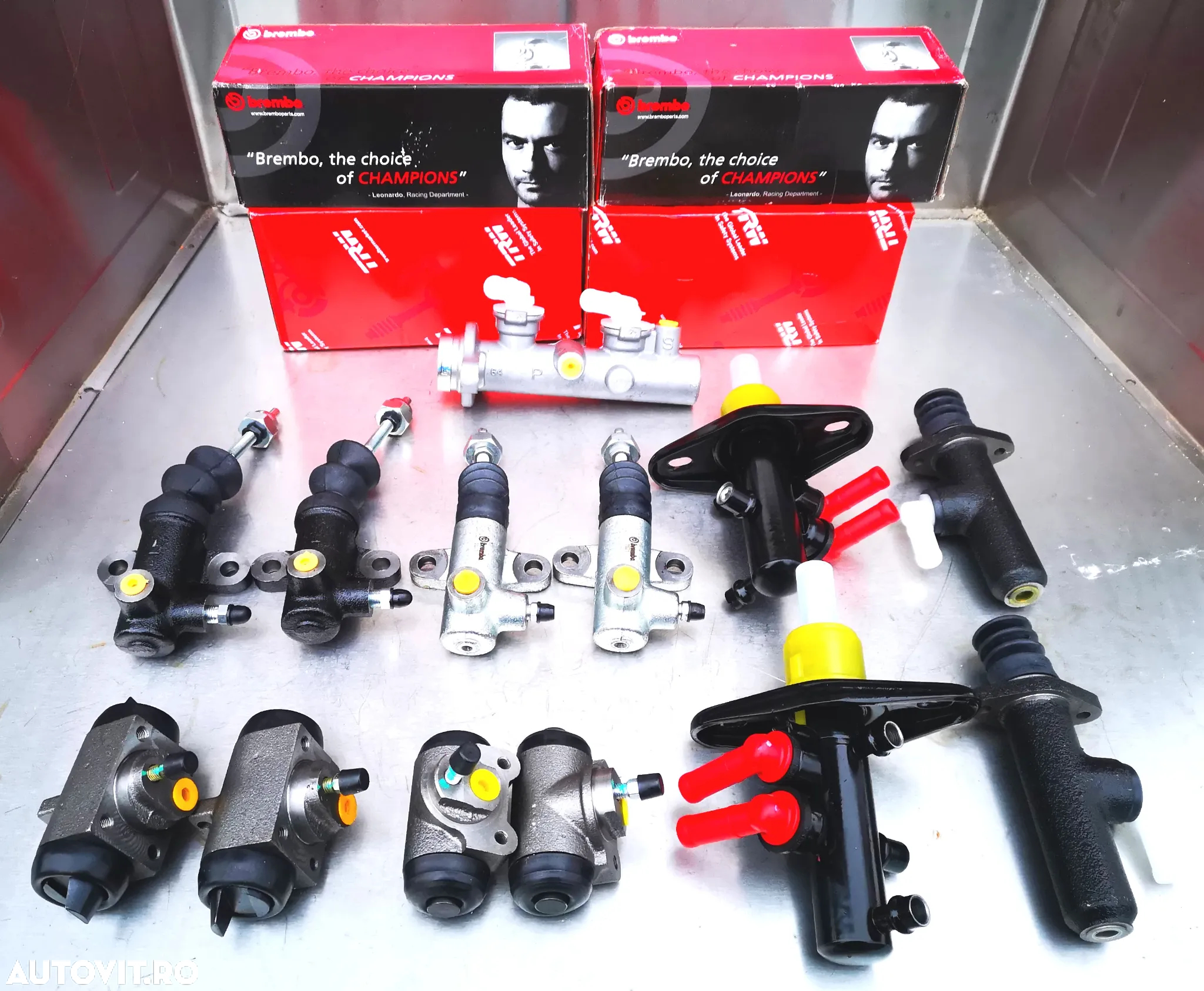 NISSAN ATLEON ECO-T L35 SISTEM FRANARE ETRIER NOU CULISANTE PLACUTE FURTUNE KIT REPARATIE ETRIERI PIESE ECO-L 35-08 35-09 EBRO - 7