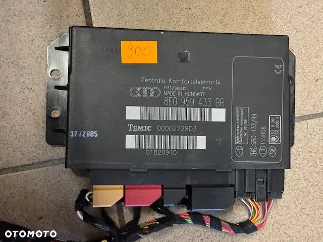 MODUŁ KOMFORTU AUDI A4 B6 8E0959433AG 8E0959433BR 8E0959433AS 8E0959433AJ - 3