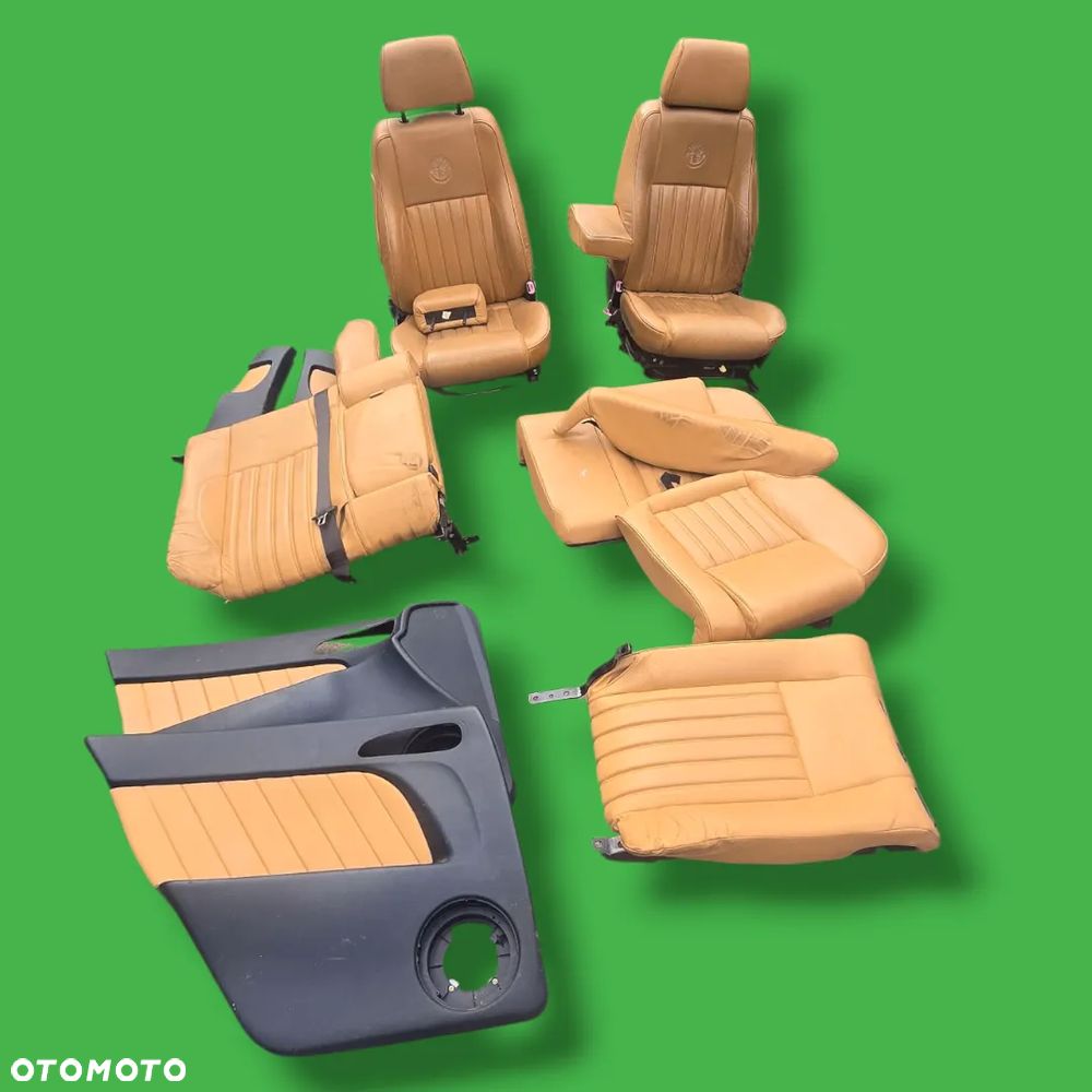 FOTELE KANAPA SKÓRA MOMO BOCZKI TAPICERKA ALFA 156 SW KOMBI - 1