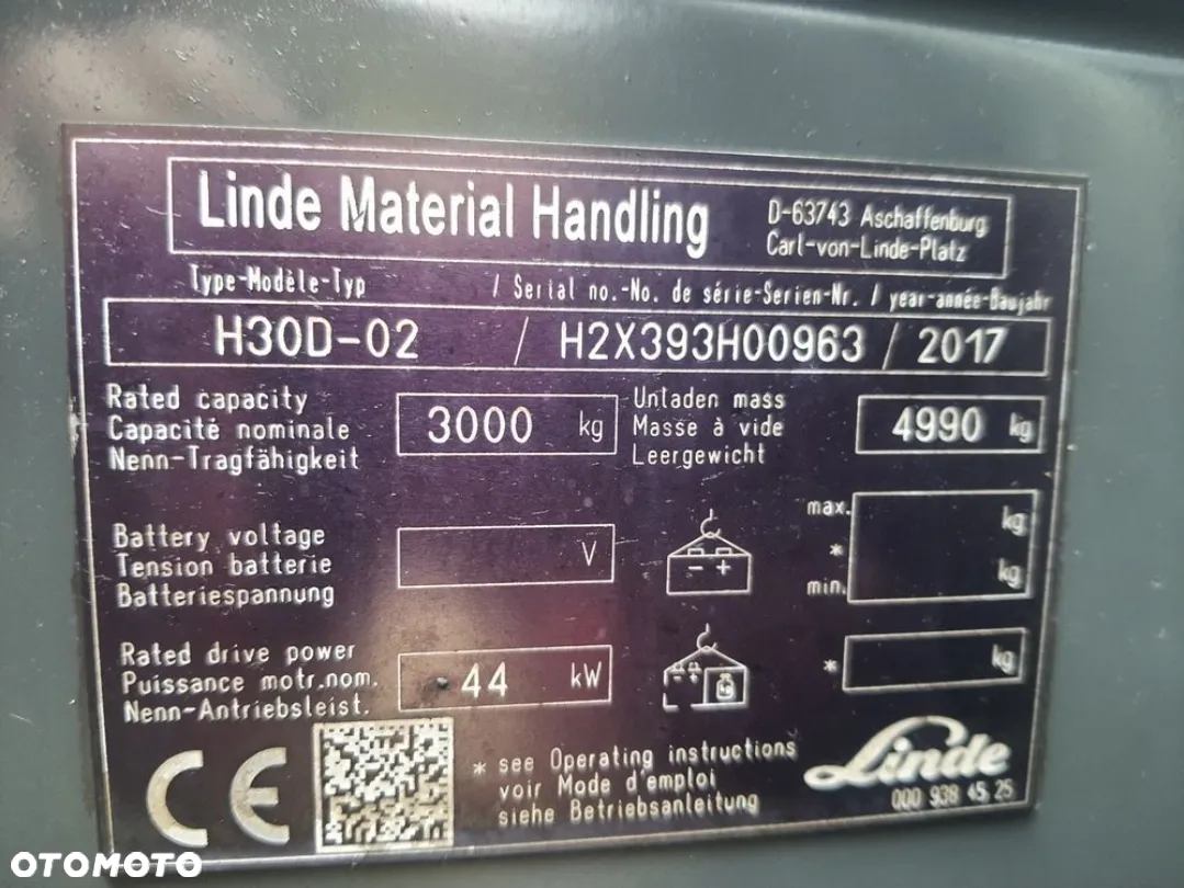 Linde H30D - 8