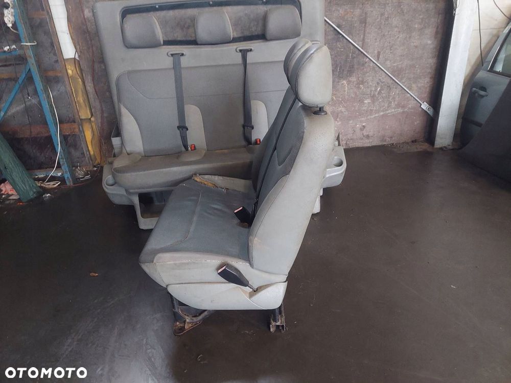 FOTEL PASAŻERA DWÓJKA + FOTELE KANAPA ŁAWKA ZABUDOWA RENAULT TRAFIC II - 7