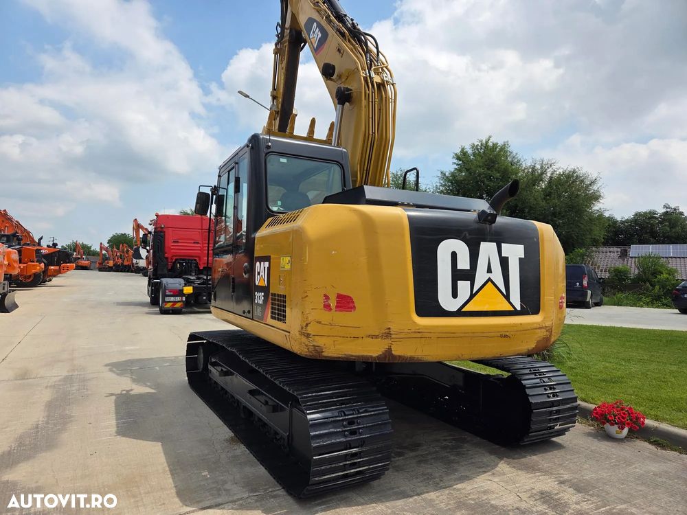 Caterpillar CAT 313F, 2018, 3.980h, CUPLA RAPIDA hidr, cupa NOUA, instalatia picon pe brate, camera spate, camera dreapta, motor CAT 115CP, posbilitate leasing 3 ani, STARE FOARTE BUNA produs in Japonia, PROMOTIE 59.900 EUR+Tva - 9