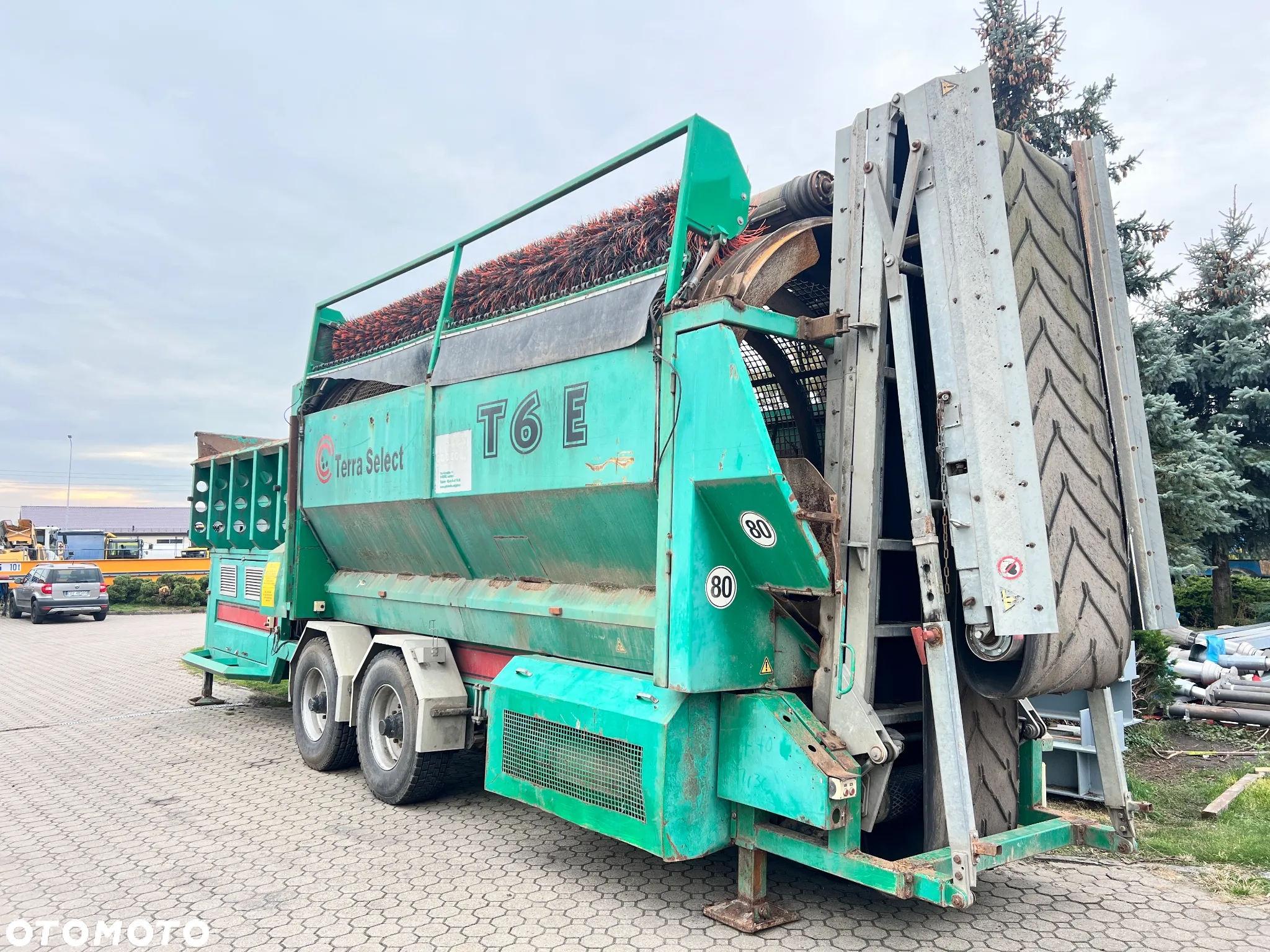 Doppstadt przesiewacz bębnowy Eggersmann Terra Select T6 T6E T60 T60E HYBRYDOWY spalinowy + elektryczny sito 40x40mm rejestracja 80km/h - 3