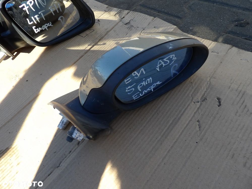 BMW - E91 - KOLOR A53 - 5PIN - LUSTERKO ZEWNĘTRZNE - PRAWE - EUROPA - 1