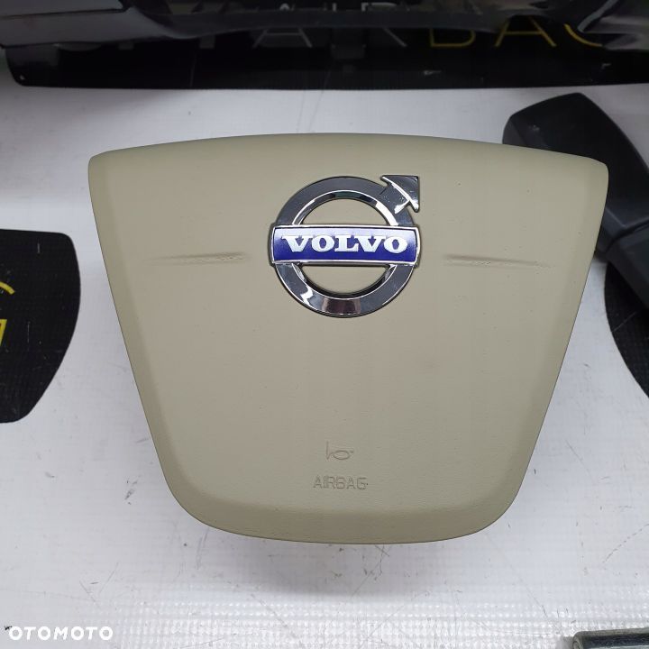 VOLVO XC60 DESKA ROZDZIELCZA KONSOLA KOKPIT PULPIT PODUSZKI AIRBAG AIR BAG PASY DOPINACZE KIT SET - 6