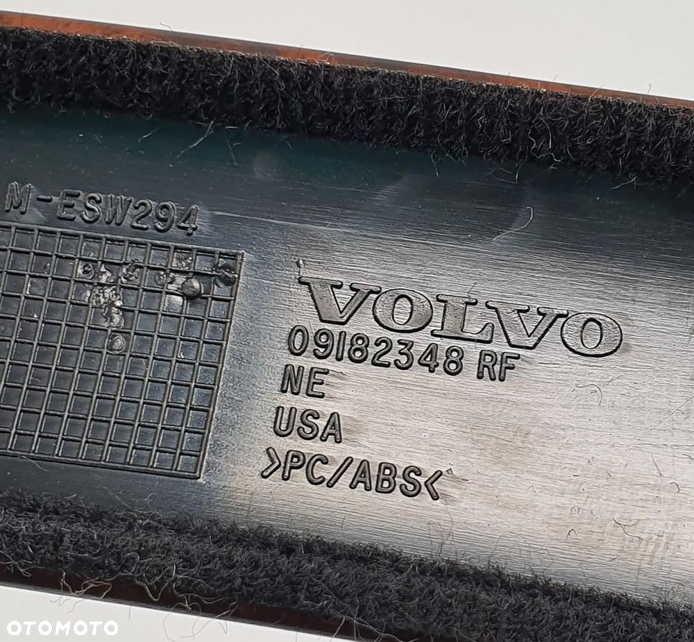 LISTWA OZDOBNA DESKI KONSOLI DEKOR DREWNO VOLVO S80 09182348 - 6
