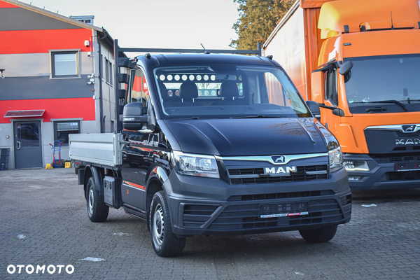 MAN TGE 3.180 Skrzynia 3.50 m. ! 4x4 ! Navi/ Klima/ HAK/ Sprowadzony z Niemiec !