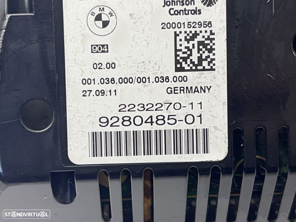 Painel de instrumentos BMW 5 (F10) 520 d REF. 928048501 - 4