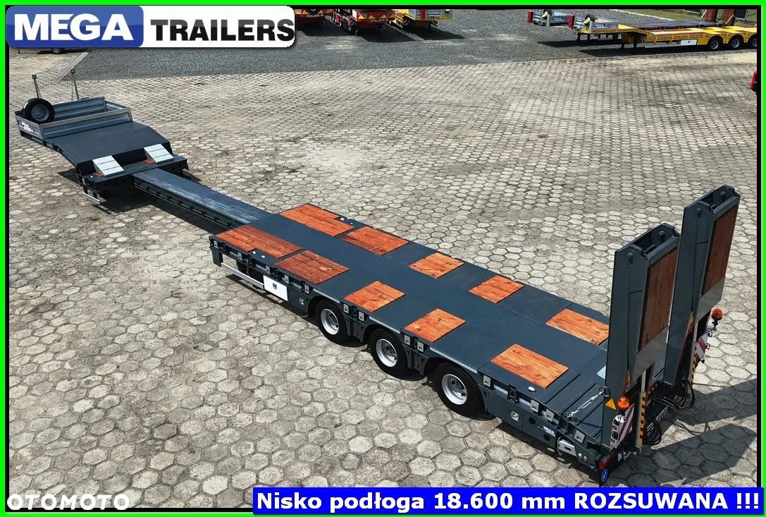 Mega Nisko-podwoziowa dł. 18,60 Mm, ROZSUWANA - KONTENERY 20, 30, 40 Ft !!! - 6