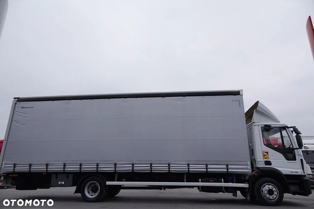 Iveco EUROCARGO / 12. 190 / FIRANKA - 8,5 m / SOLÓWKA / WINDA ZAŁADOWCZA / PO KONTRAKCIE SERWISOWYM / EURO 6 - 14