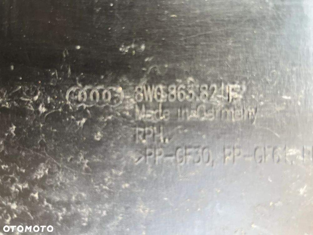 OSŁONA SILNIKA PŁYTA POD SILNIK AUDI A4 B9 LIFT 8W0863821 - 3
