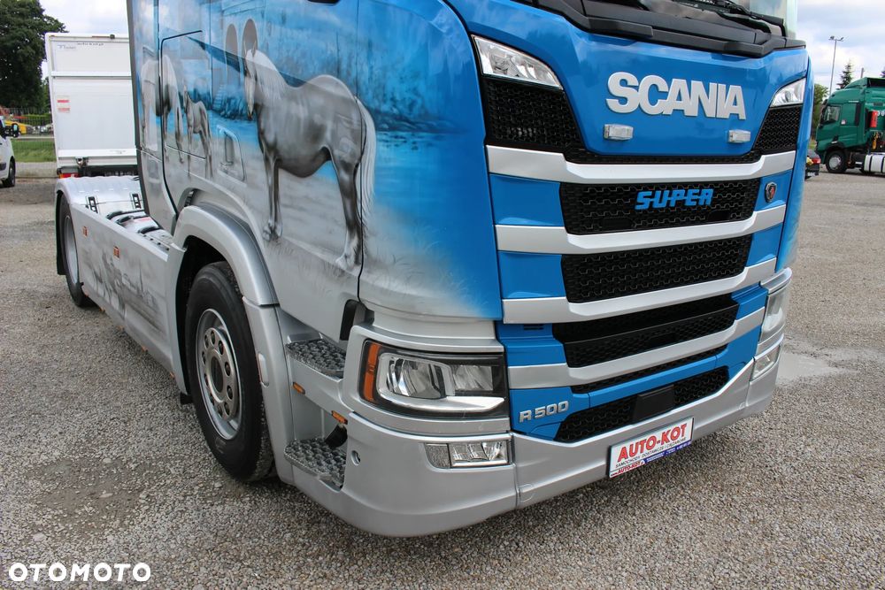 Scania R500 /AEROGRAF /LED /STANDARD/ PRZÓD + TYŁ PODUSZKI /RETARDER /**SERWIS**/ SUPER STAN/ - 5