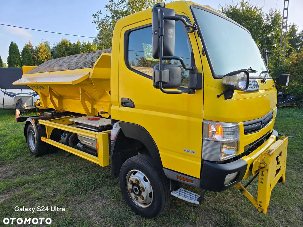 Mitsubishi 4x4 canter fuso daily 6c18 pługopiaskarka piaskarka solarka hydraulika econ Schmidt - 9