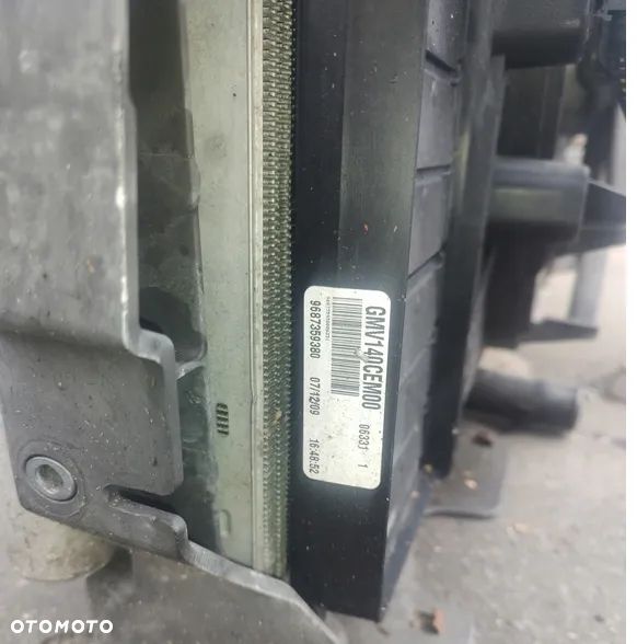 CITROEN C5 III X7 1,6THP PAS PRZÓD CHŁODNICE WENTYLATOR 9685794280 - 4