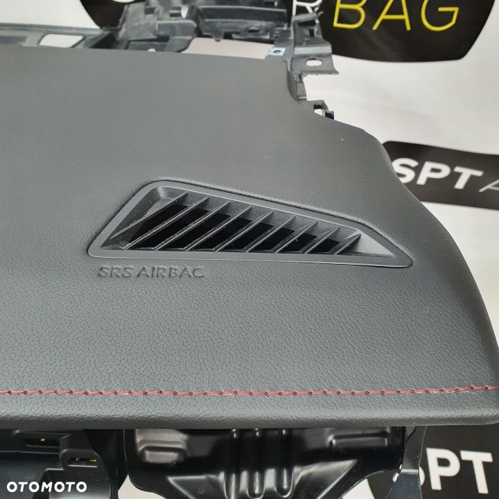 TOYOTA COROLLA E21 DESKA ROZDZIELCZA KONSOLA KOKPIT PULPIT PODUSZKI AIRBAG AIR BAG PASY KIT SET - 5