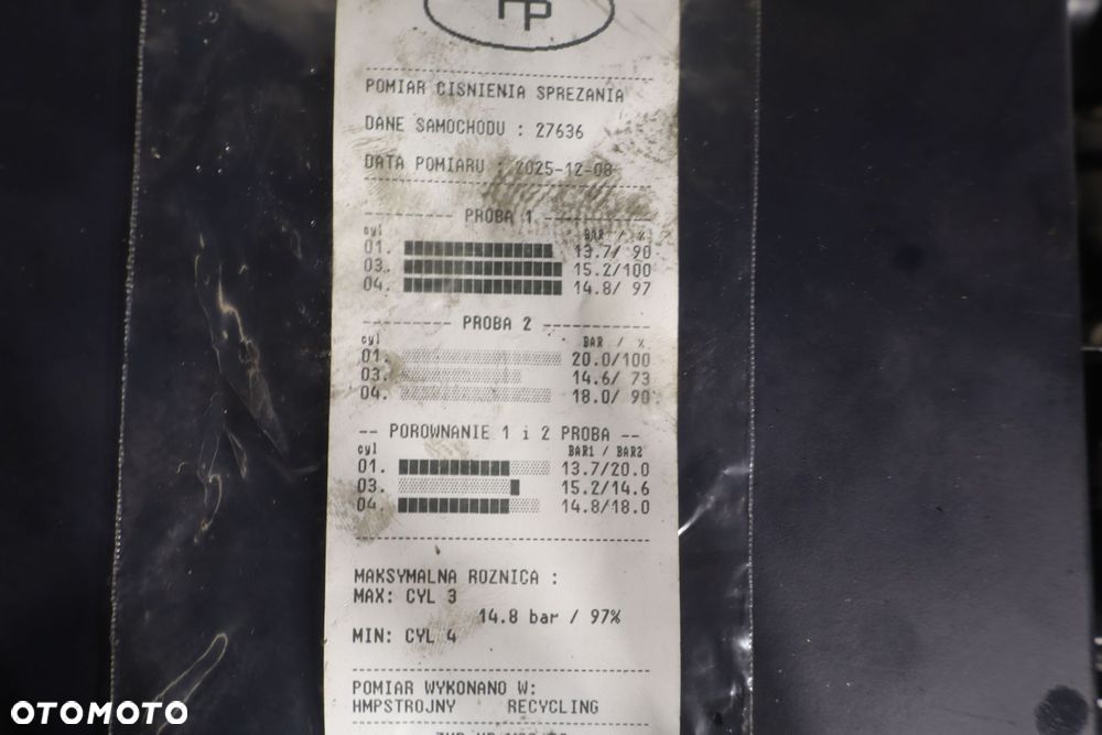 SILNIK  BMW 2 F45 218D 2.0D B47C20A TEST FILM - 2
