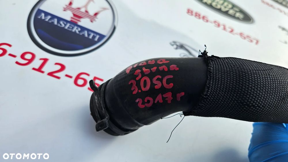 Jaguar XJ 351 LIFT 2015-2019 3.0 SC 340 KM RWD 306PS Przewód wody Rura chłodnicy wody górna prawa - 7