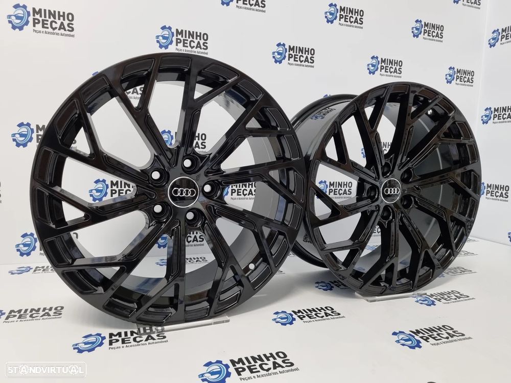 Jantes Audi Novo A8 S8 em 18 Preto Brilho - 2