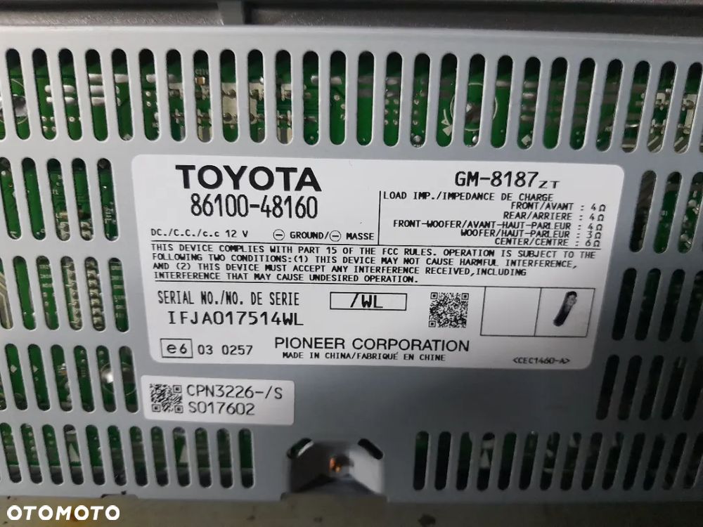 Wzmacniacz Radia Lexus RX 450H, RX350, 2009-2015R - 2