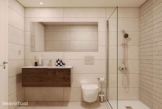 T2 novo com garagem, varanda e segurança avançada - Grande imagem: 4/10