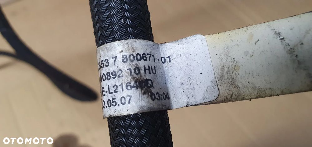 Przewód paliwa rurka czujnik BMW 1 E87 2.0D 7800671 - 9