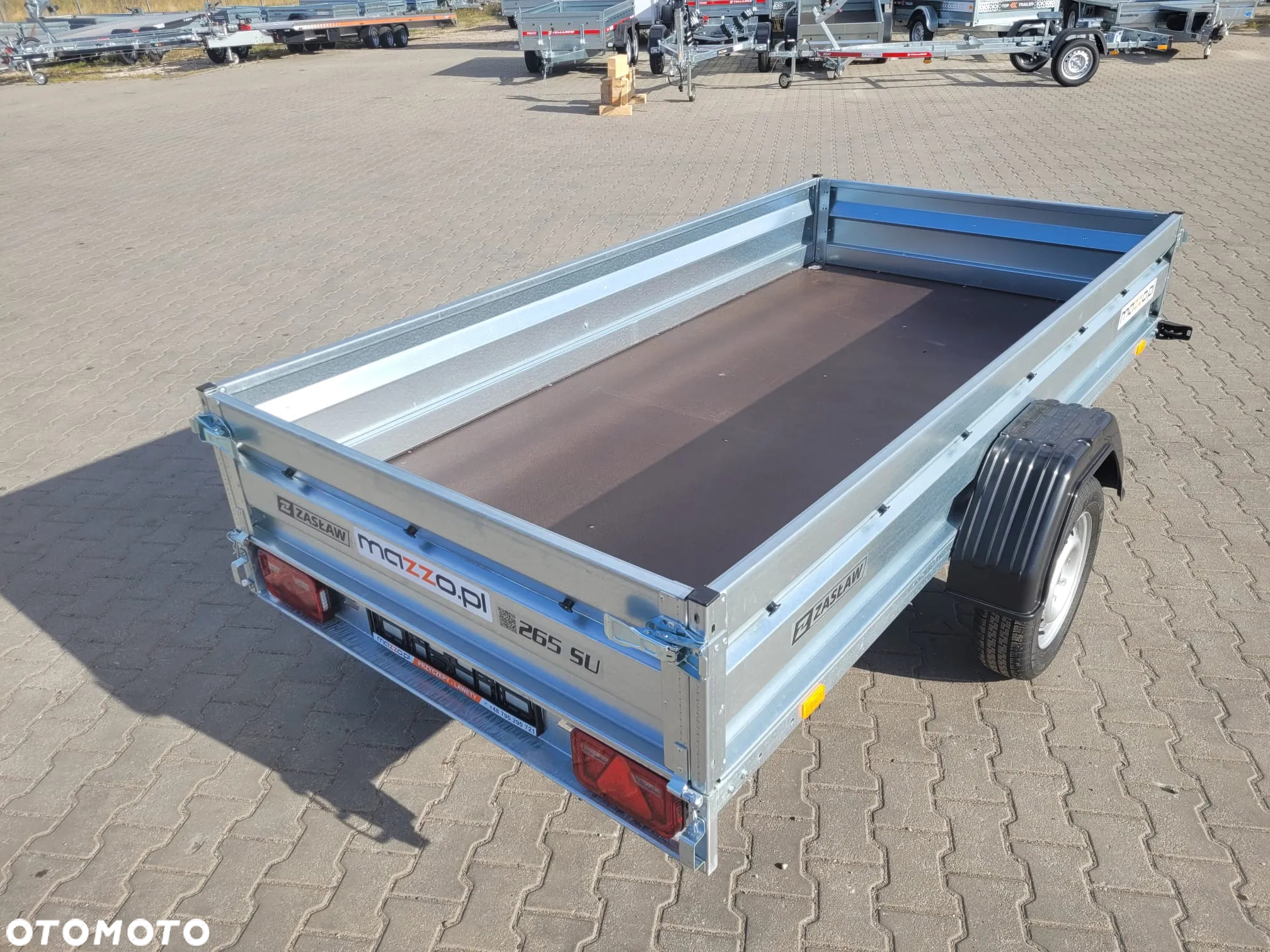 Zaslaw Dostawa Przyczepka uchylna DMC750kg 265x132x35cm SOLIDNA I MOCNA! HIT! - 7