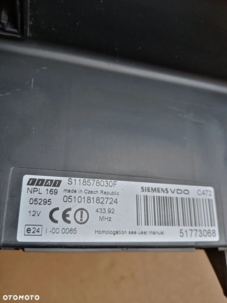 Moduł skrzynka Sterownik BSI komfortu Fiat Panda II S118578030F 51773068 - 3