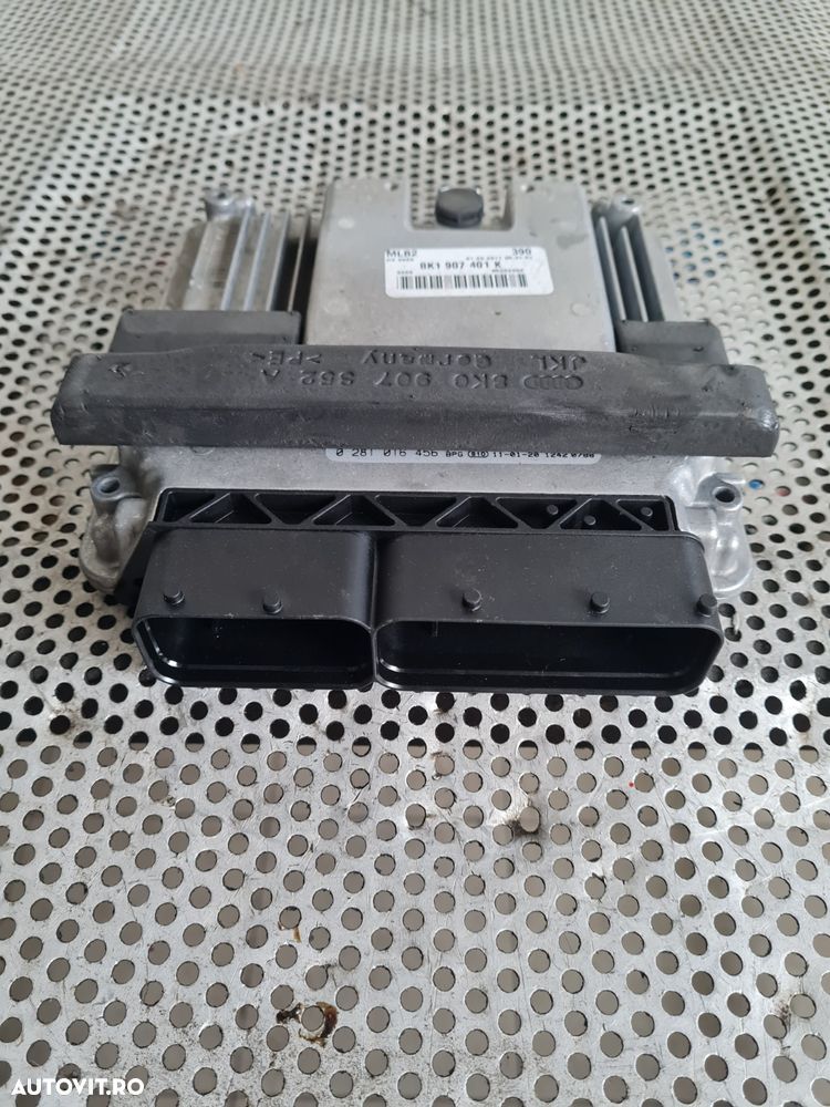 Calculator Motor ECU Audi A4 B8 A5 8T 2.7 Tdi Euro 5 Cutie Automata Cod 8K1907401K Dezmembrez Audi A5 8T 2.7 Tdi Euro 5 Motor CGKA Cutie Automata MMW Bixenon Volan Stanga - Dezmembrari Arad - 3