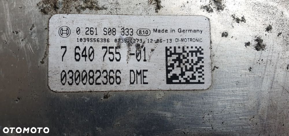 Komputer sterownik silnika BMW I F20 1.5 7640755 - 6
