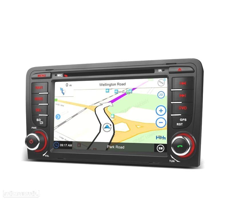 AUTO RADIO 2DIN 7" PARA AUDI A3 8P 03-12 USB GPS TACTIL HD - 3