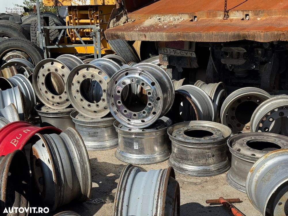 Jante 22.5 22,5 22 5 Alcoa BALON pentru fata NICHELATE sau ALUMINIU mat DIN DEZMEMBRARI - 7