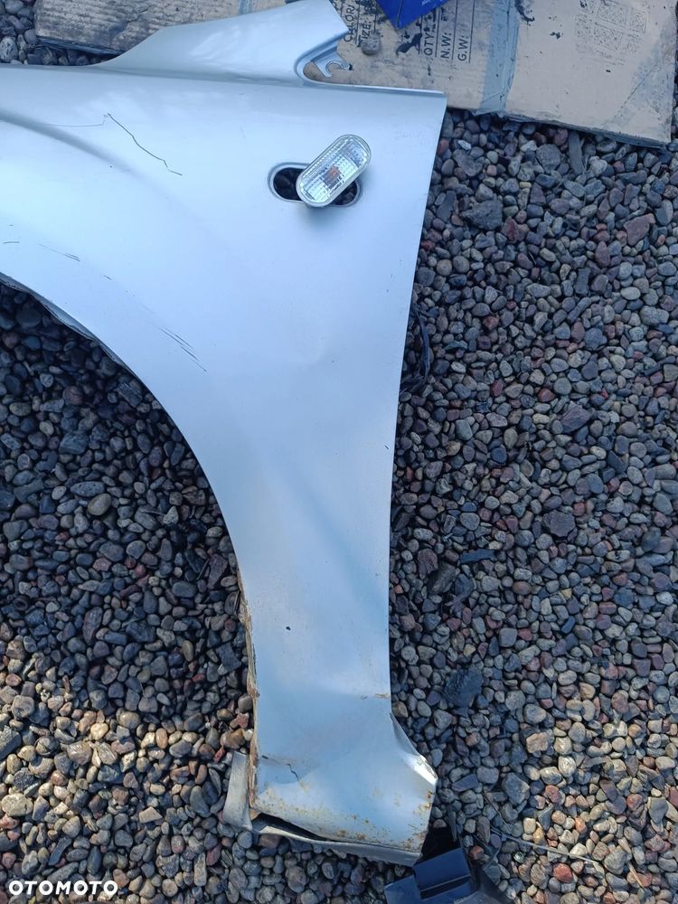 FORD FOCUS MK2 2005R BŁOTNIK PRZEDNI LEWY PRAWY SREBRNY - 7