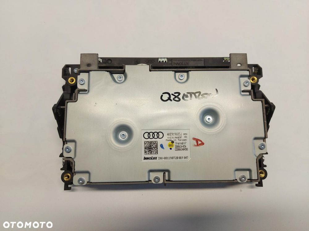 Audi Q8 E-TRON 4KE 2020r wyświetlacz ekran panel klimatyzacji  4ke919603j - 4