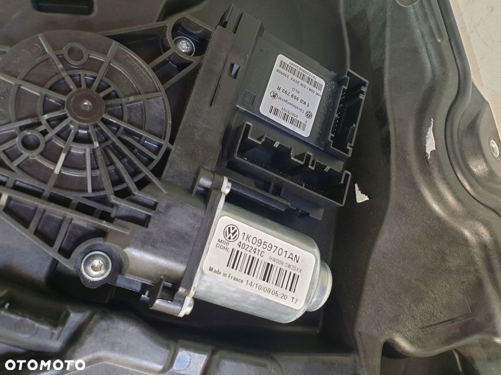 mechanizm szyby lewy przód 5k0837755g golf vi 1.4tsi 08r - 4