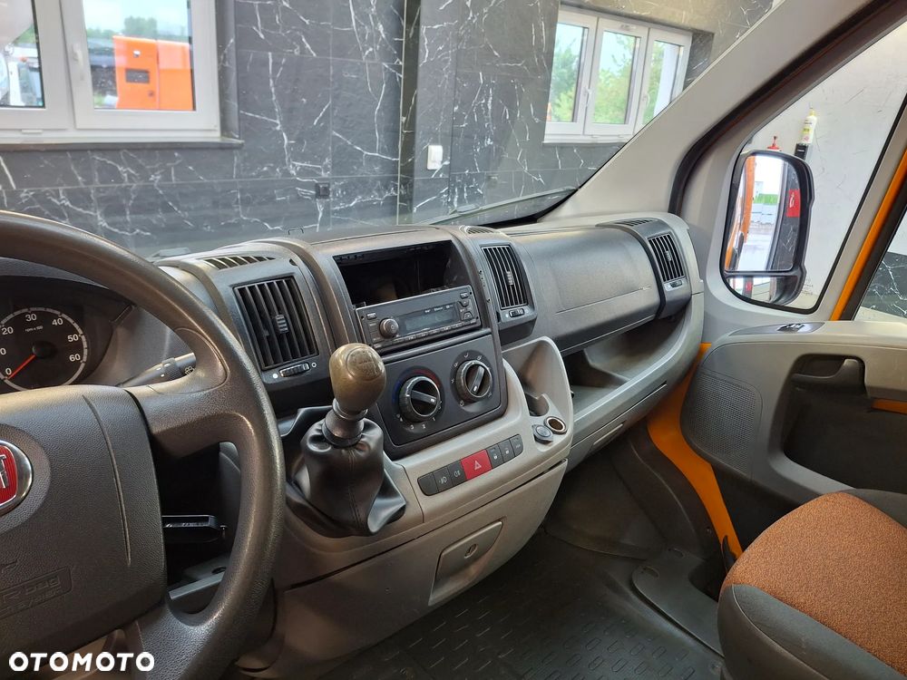 Fiat Ducato Doka Brygadówka Skrzynia Plandeka Oświetlenie Ostrzegawcze Pomarańczowy Służba Drogowa Autostradowa Hak 2010 Rok Ogrzewanie Postojowe Webasto - 14