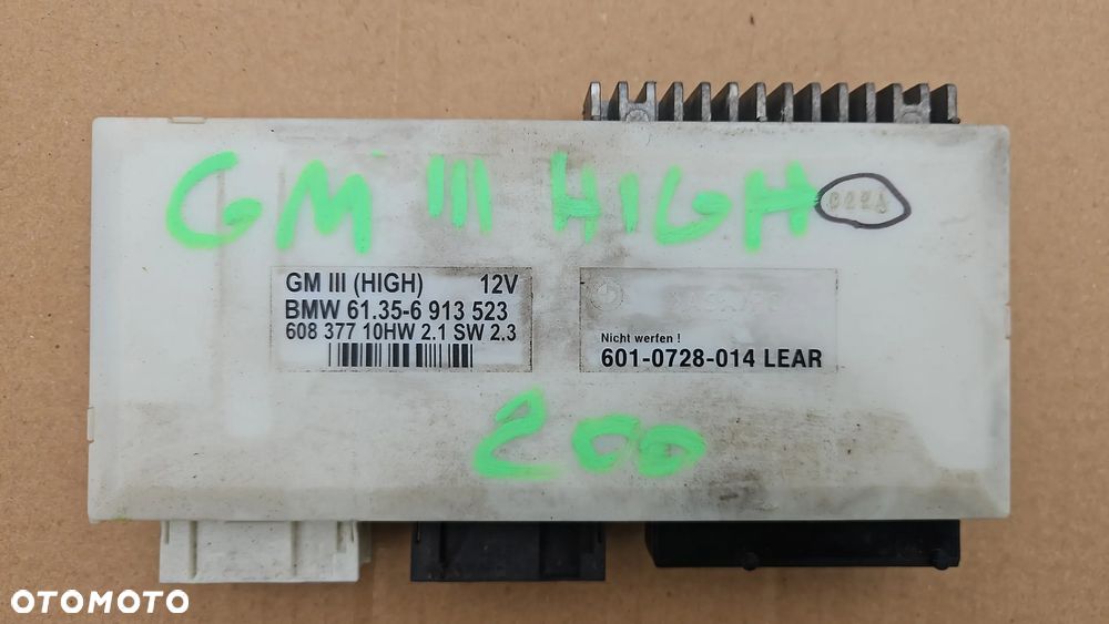 BMW E39 LIFT FL 3.0D MODUŁ KOMFORTU GM III HIGH 6913523 - 1
