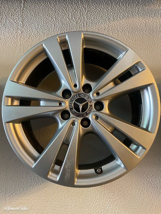 Jantes 17 Originais Mercedes A , B , C , E usadas em bom estado com pneus usados - 1